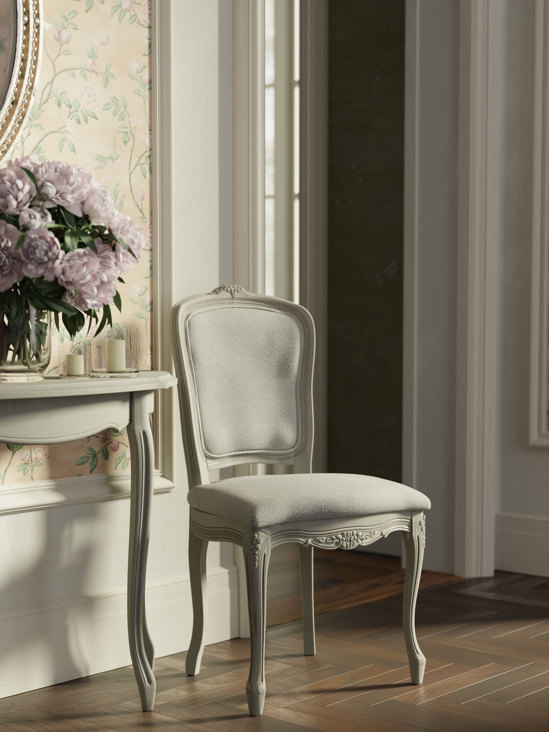 Buy Laura Ashley Set of 2 Dove Grey Provencale Dining Chairs from the Next UK online shop