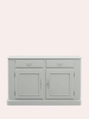 Laura Ashley Dove Grey Provencale 2 Door 2 Drawer Sideboard - Image 2 of 4