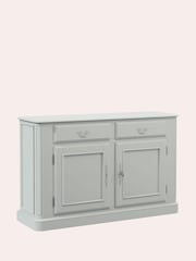 Laura Ashley Dove Grey Provencale 2 Door 2 Drawer Sideboard - Image 3 of 4