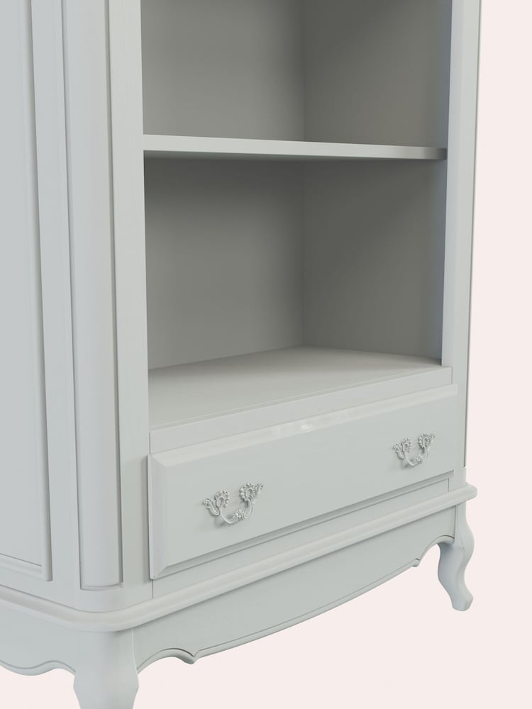 Laura Ashley Dove Grey Provencale 1 Drawer Bookcase - Image 5 of 5