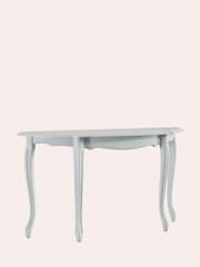 Laura Ashley Dove Grey Provencale Half Moon Console Table - Image 3 of 4