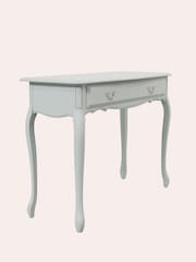 Laura Ashley Dove Grey Provencale 1 Drawer Console Table - Image 3 of 4