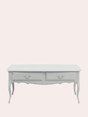 Laura Ashley Dove Grey Provencale 2 Drawer Coffee Table - Image 2 of 4