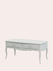 Laura Ashley Dove Grey Provencale 2 Drawer Coffee Table - Image 4 of 4