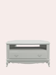 Laura Ashley Dove Grey Provencale 1 Drawer Corner TV Stand - Image 2 of 4