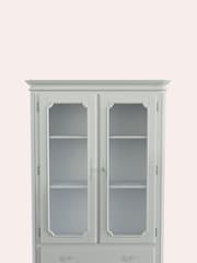 Laura Ashley Dove Grey Provencale 2 Door 1 Drawer Display Unit - Image 2 of 5