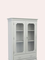 Laura Ashley Dove Grey Provencale 2 Door 1 Drawer Display Unit - Image 3 of 5