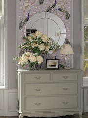 Laura Ashley Dove Grey Provencale Chest Of 4 Drawers - Image 1 of 4