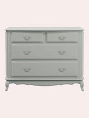 Laura Ashley Dove Grey Provencale Chest Of 4 Drawers - Image 2 of 4