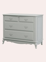 Laura Ashley Dove Grey Provencale Chest Of 4 Drawers - Image 4 of 4