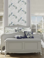 Laura Ashley Dove Grey Provencale Blanket Box - Image 1 of 4