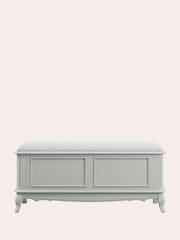 Laura Ashley Dove Grey Provencale Blanket Box - Image 2 of 4