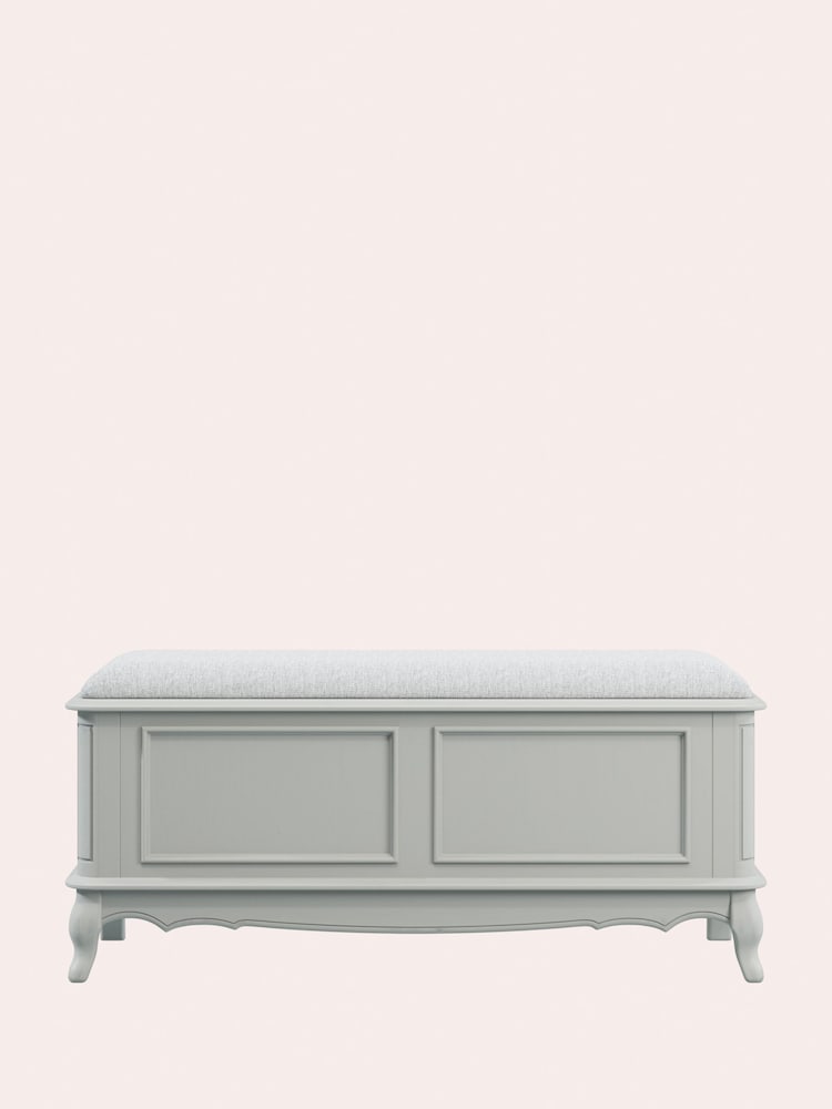 Laura Ashley Dove Grey Provencale Blanket Box - Image 2 of 4 Laura Ashley Dove Grey Provencale Blanket Box - Image 2 of 4