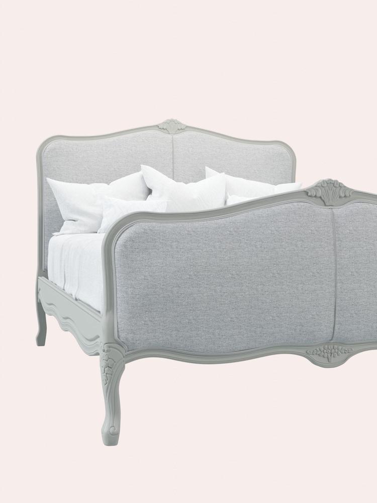 Laura Ashley Dove Grey Provencale Bed Frame - Image 4 of 4