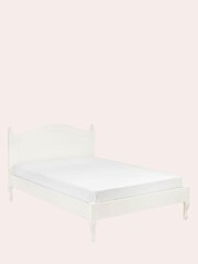 Laura Ashley Cotton White Rosalind Bed Frame - Image 3 of 3
