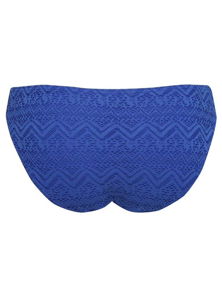 M&Co Bikinihose für Damen im Häkeldesign, Blau - Bild 2 von 2