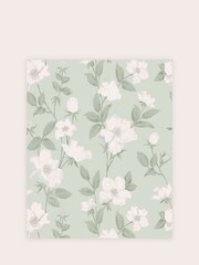 Laura Ashley Sage Green Fleurir 10M Wallpaper - Image 2 of 4