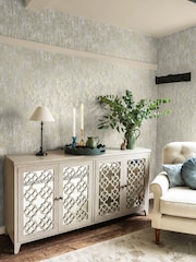 Laura Ashley Champagne Gold Whinfell 10M Wallpaper - Image 2 of 4