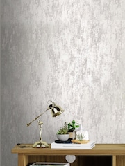 Laura Ashley Moonbeam White Whinfell 10M Wallpaper - Image 1 of 3