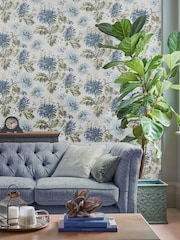 Laura Ashley Seaspray Maryam 10M Wallpaper - Image 1 of 4
