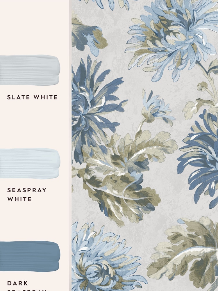 Laura Ashley Seaspray Maryam 10M Wallpaper - Image 4 of 4