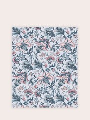 Laura Ashley Pale Slate Grey Portia 10M Wallpaper - Image 2 of 4