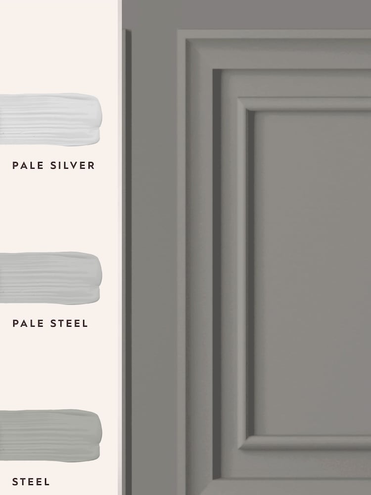 Laura Ashley Pale Steel Redbrook 10M Wallpaper - Image 4 of 4