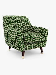Orla Kiely Green Rose Armchair - Image 2 of 3