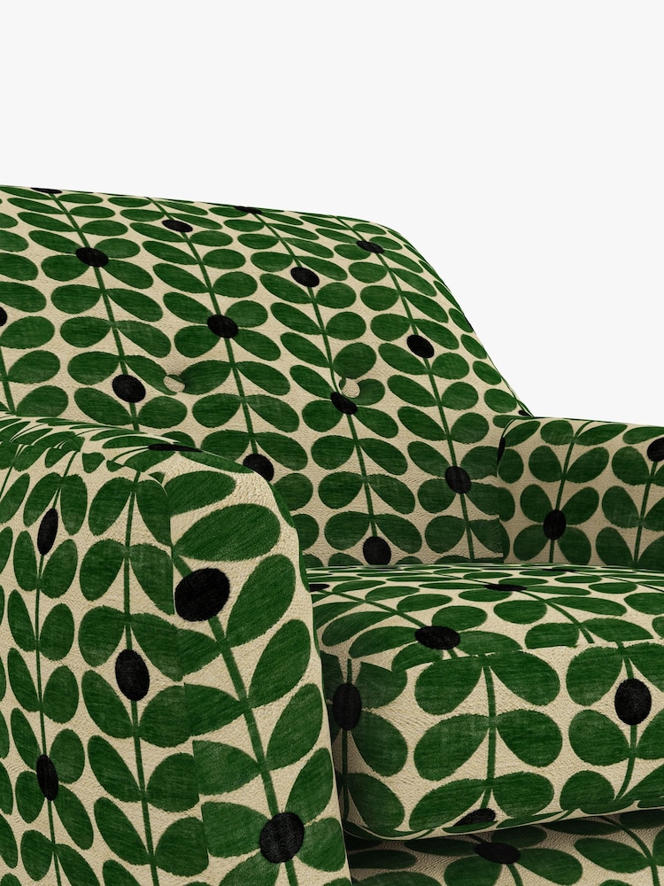 Orla Kiely Green Rose Armchair - Image 3 of 3
