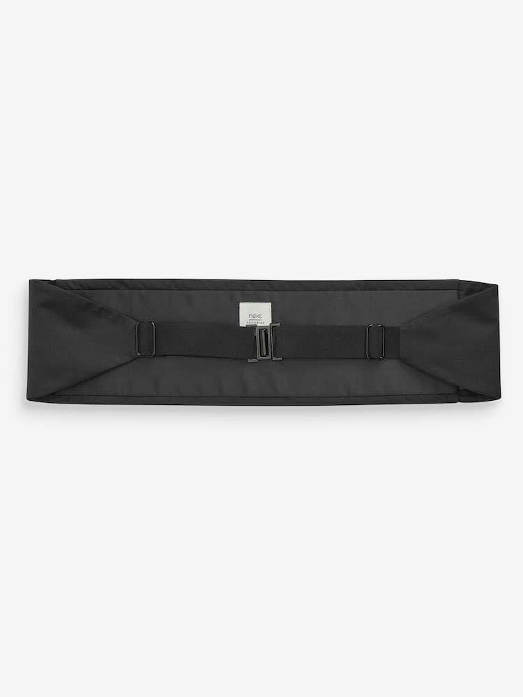 Black Cummerbund And Bow Tie Set - Image 3 of 5