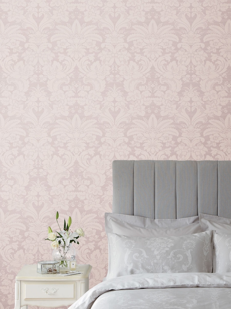 Laura Ashley Sugared Violet Martigues Paste The Wall A4 Wallpaper Sample - Image 1 of 2