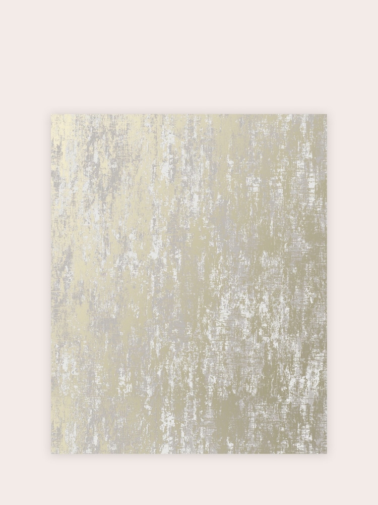 Laura Ashley Champagne Gold Whinfell A4 Wallpaper Sample - Image 2 of 2