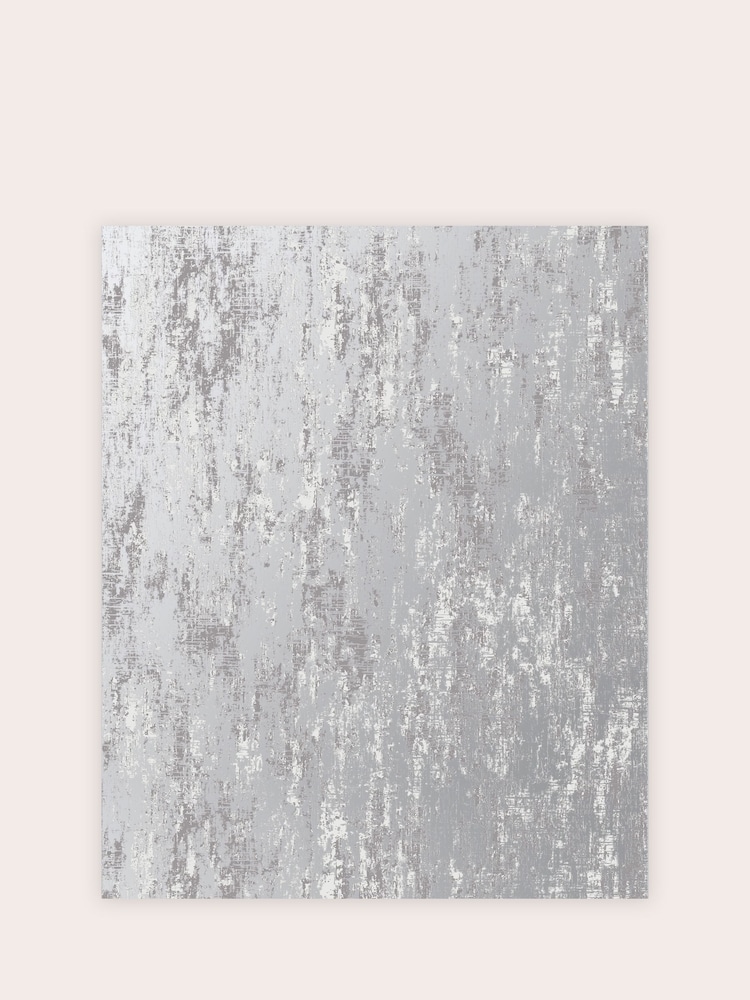Laura Ashley Silver Whinfell A4 Wallpaper Sample - Image 2 of 2