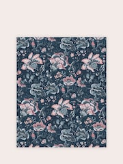 Laura Ashley Dark Seaspray Portia Paste The Wall A4 Wallpaper Sample - Image 2 of 2