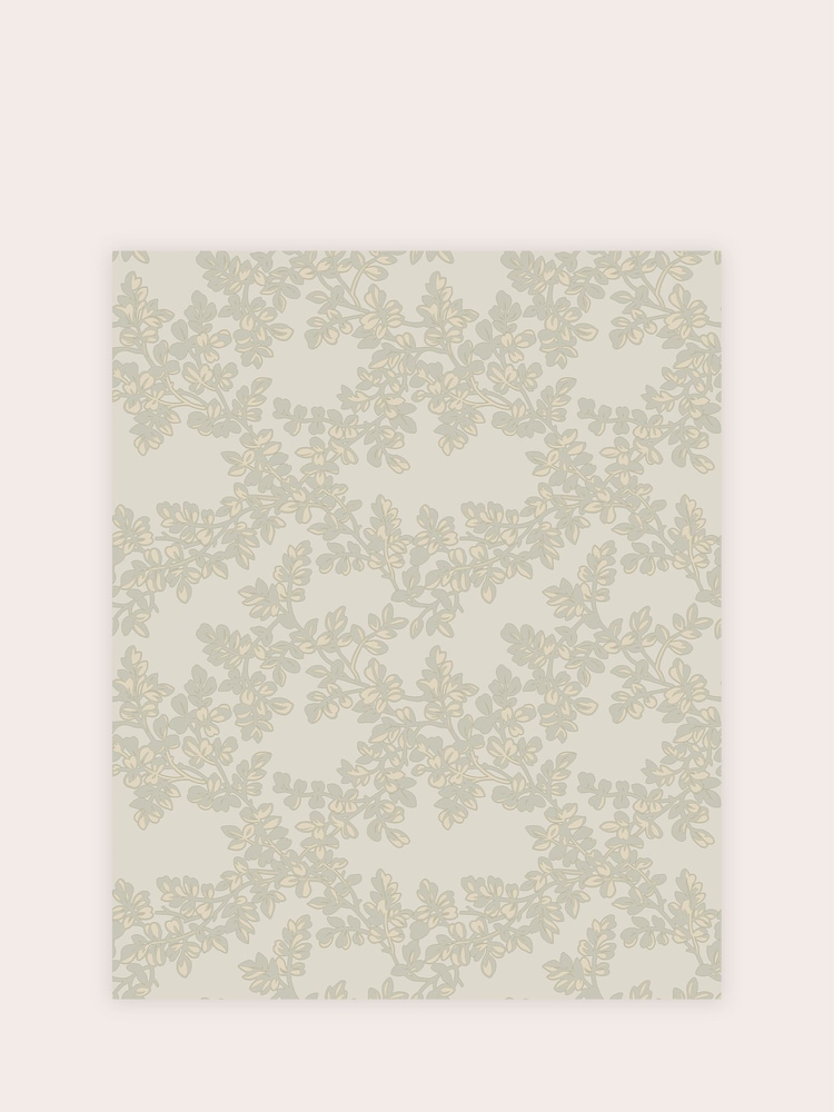 Laura Ashley Dark Grey Burnham Paste The Wall A4 Wallpaper Sample - Image 2 of 2