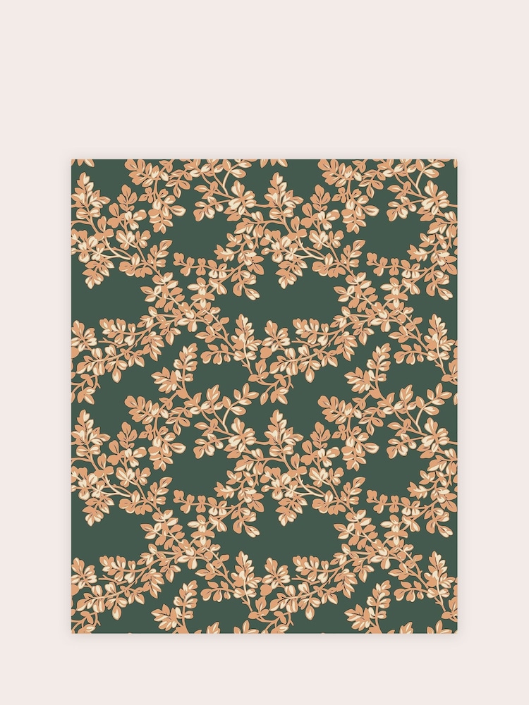 Laura Ashley Fern Burnham Paste The Wall A4 Wallpaper Sample - Image 2 of 2