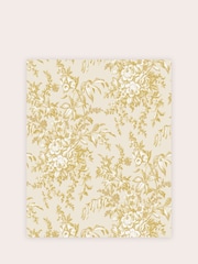 Laura Ashley Gold Picardie A4 Wallpaper Sample - Image 2 of 2
