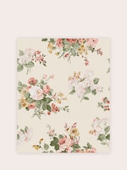 Laura Ashley Pale Sable Rosemore A4 Wallpaper Sample - Image 2 of 2