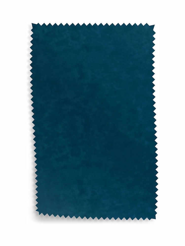 Swoon Petrol Blue Easy Velvet Upholstery Swatch - Image 1 of 1