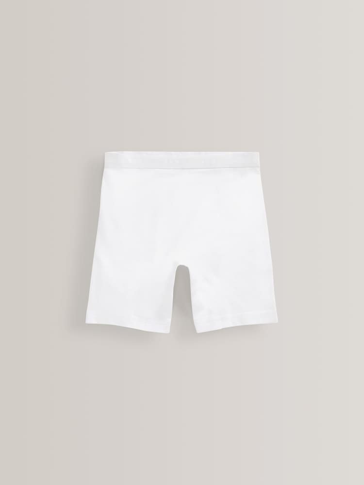 White Long Leg Short Briefs 5 Pack (2-16yrs) - Image 2 of 3