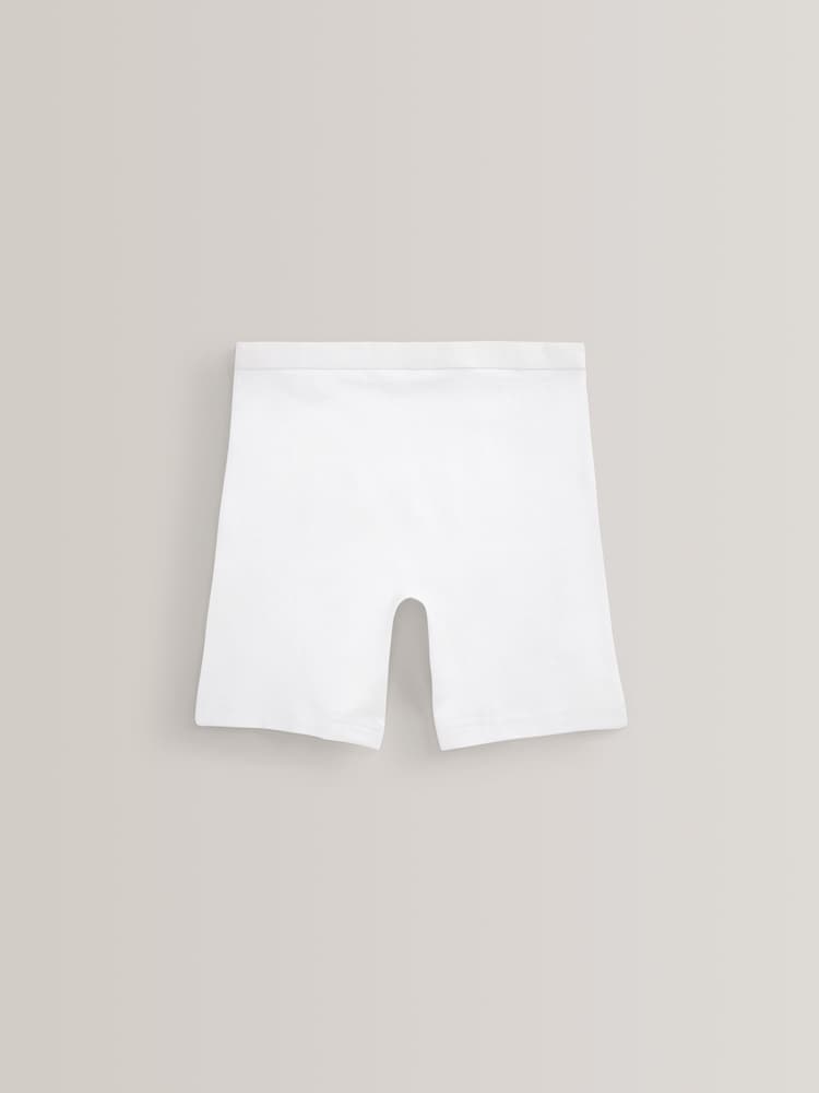 White Long Leg Short Briefs 5 Pack (2-16yrs) - Image 3 of 3