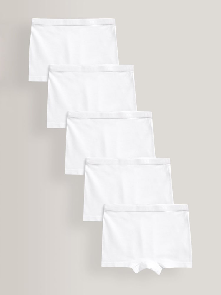 Weiß - Kurze Slips im 5er-Pack (2—16 Jahre) - Bild 1 von 3