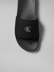 Calvin Klein Black Nemo - Canvas Signature Logo Sliders - Image 7 of 7