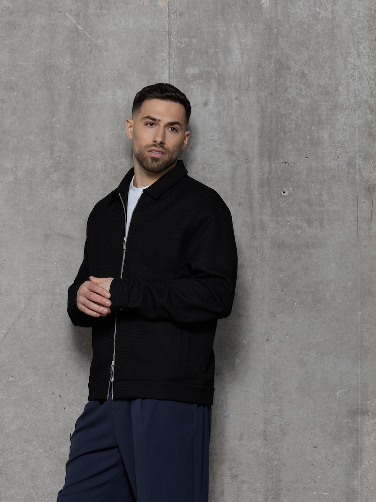 Kem Collection Black Regular Fit Smart Jacket - Image 1 of 5