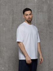 Kem Collection White Relaxed Fit T-Shirts 3 Multipack - Image 4 of 5