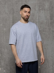 Kem Collection White Relaxed Fit White/Grey T-Shirt Multipack - Image 2 of 2
