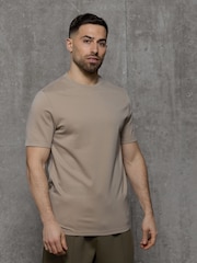 Қара/Теңіз көк/Сары қызғылт сары - Slim Fit - Kem коллекциясынан қысқа жеңді футболкалар 3 жиынтығы - 5суретінің 5 суреті