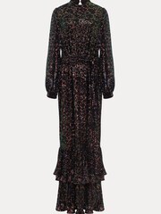 Phase Eight Natural Celeste Sequin Maxi Dress - Image 7 of 7