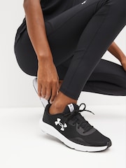 Under Armour Black/White Charged Pursuit 3 Trainers - Image 1 of 8
