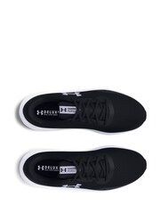 Under Armour Black/White Charged Pursuit 3 Trainers - Image 7 of 8